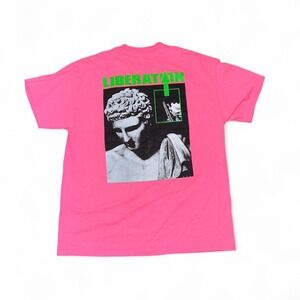 Pink Pleasures Liberation graphic tee